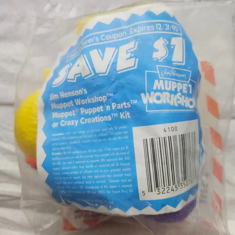 1994 McDonalds Muppet Workshop What Not in Package